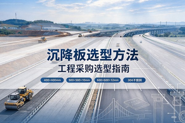 邹平沉降板选择方法