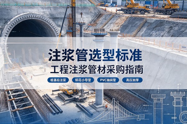 邹平注浆管选型标准