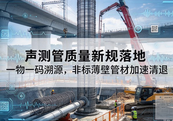 邹平声测管质量新规落地，一物一码溯源，非标薄壁管材加速清退